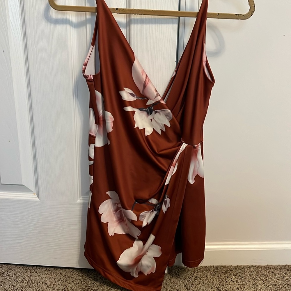 AMERICAN THREADS FLORAL ROMPER